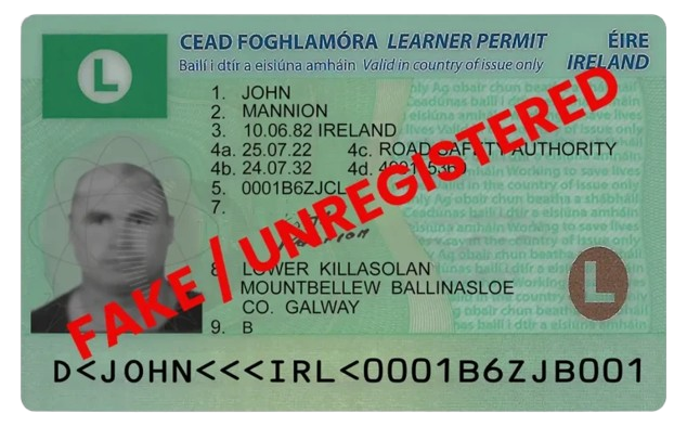 Apply for irish driving licence online